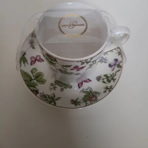 Porcelain Teacup & Saucer